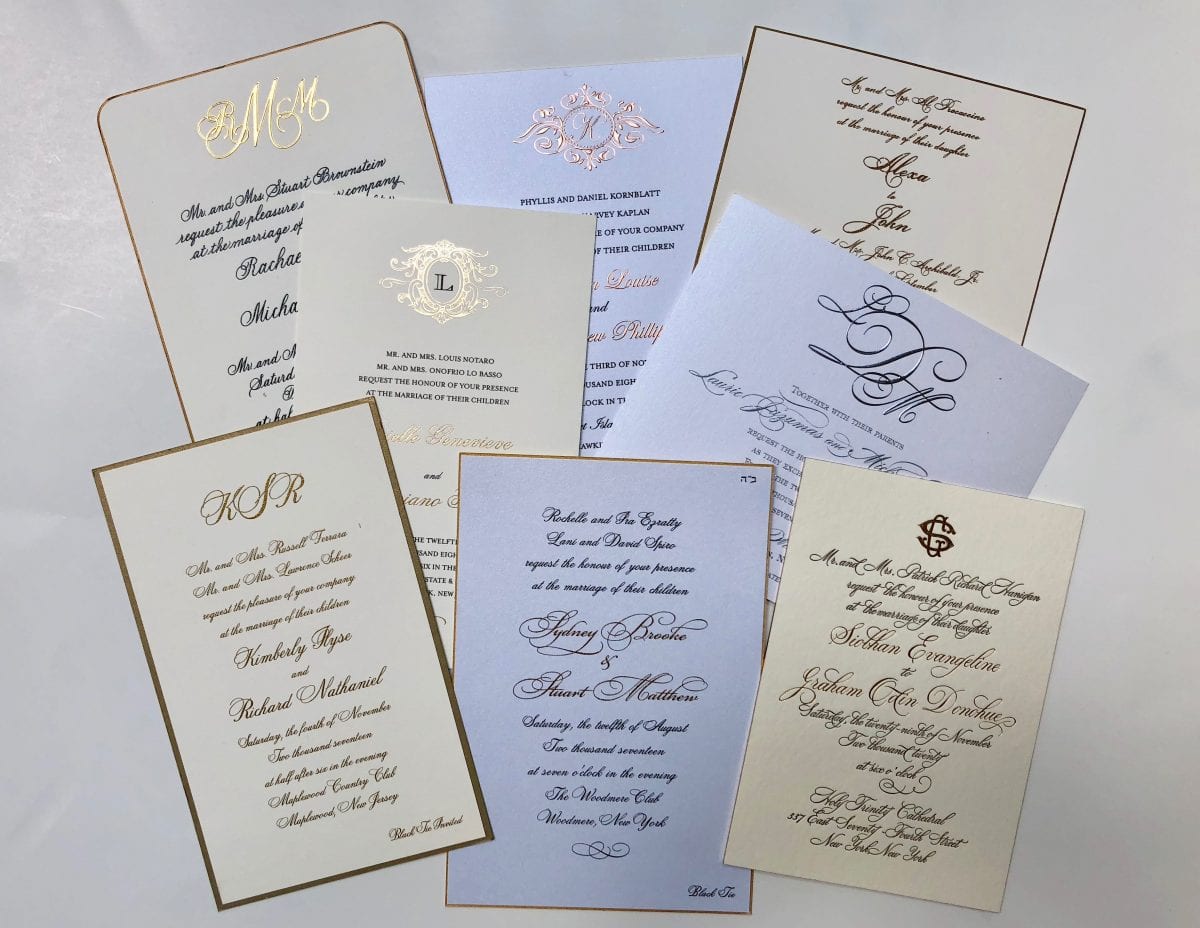 Wedding Invitations NJ | LM Invitations | Custom Stationery